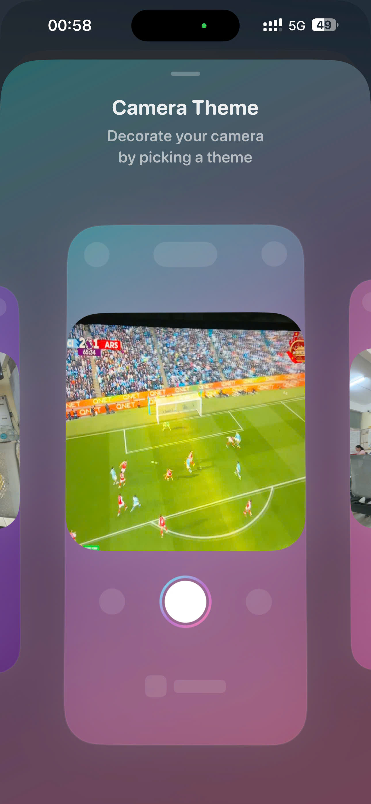 Tùy Chỉnh Camera Theme